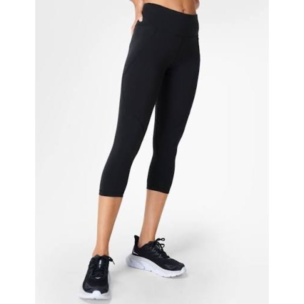 Sweaty Betty The Power Cropped Workout Leggings Black Size Small